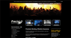 Desktop Screenshot of precisionbroking.com